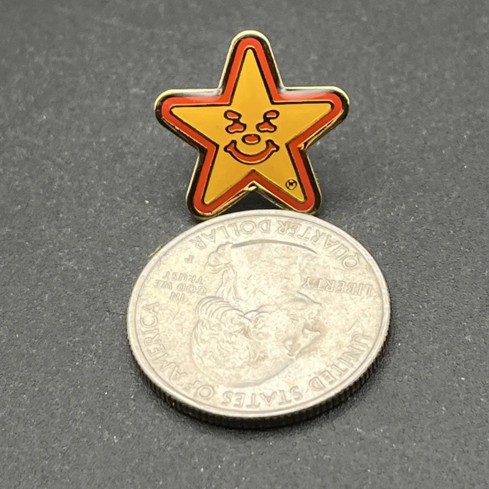 Hardee's Carl's Jr. Star Logo Fast Food Restaurant‎ Lapel Hat Pin
